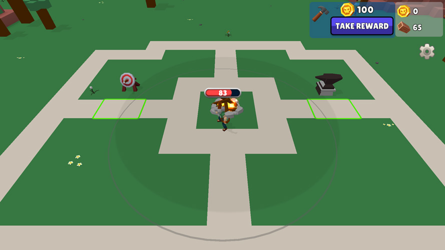 Xây dựng khu trại cho riêng mình.