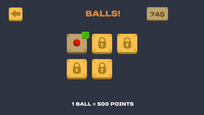 Dùng điểm để mua các skin bóng mới.