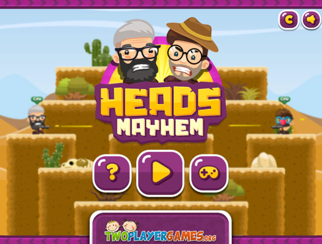 Chơi game Bắn súng đầu to - GameVui.vn