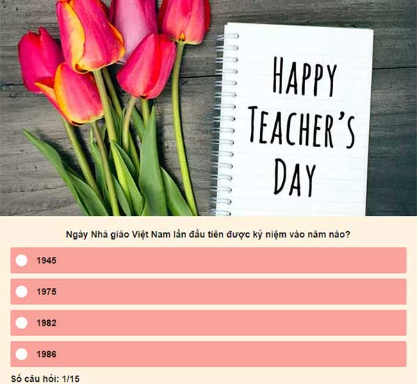 Chọn đáp án đúng