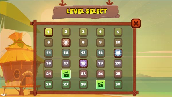 Có rất nhiều level thử thách để người chơi trải nghiệm