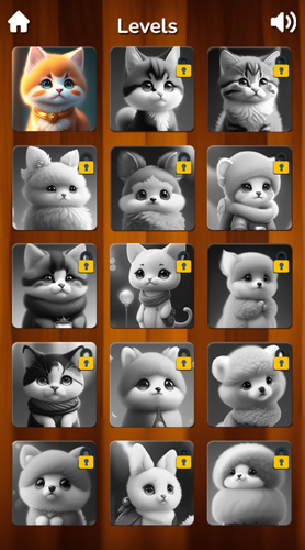 Có tất cả 15 màn chơi khác nhau.