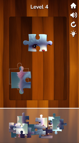 Các level về sau sẽ càng nhiều mảnh ghép hơn nhé.