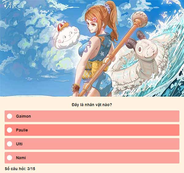 Chọn đáp án đúng