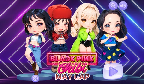 Chơi game Máy gắp BlackPink Chibi - GameVui