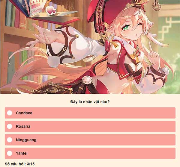 Chọn đáp án đúng