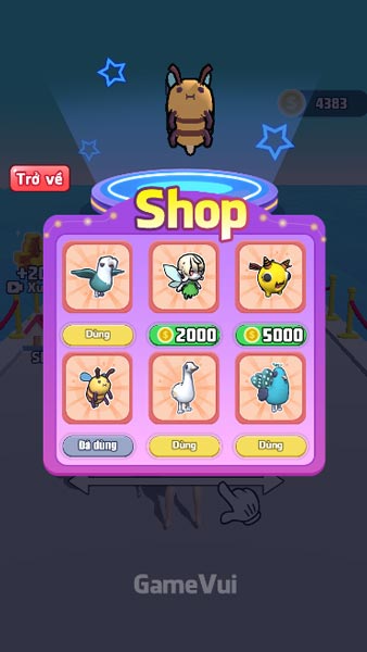 Có nhiều thú Pet trong Shop cửa hàng