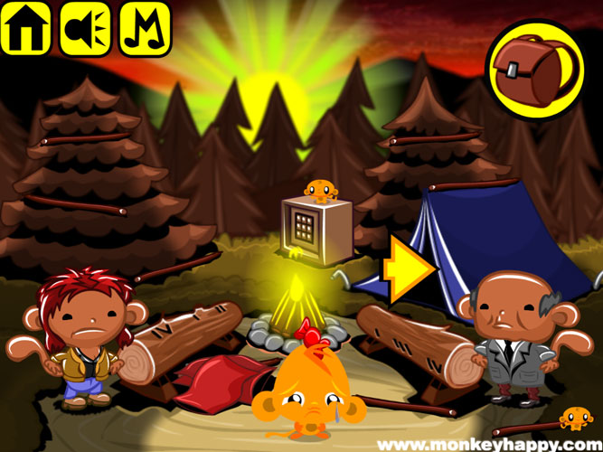 Chơi game Chú khỉ buồn 786 - GameVui.vn