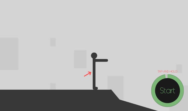 Điều chỉnh tư thế, vị trí, bấm và giữ nút Start để chọn lực đẩy mạnh nhất