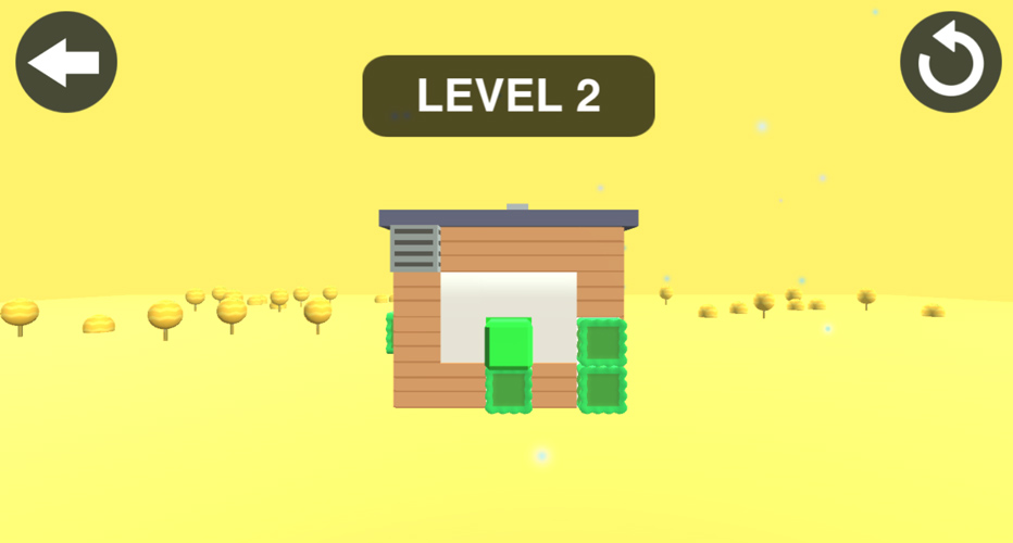 Nhiệm vụ của bạn là tô màu cho tường của ngôi nhà.