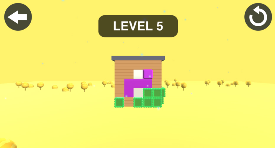 Tô toàn bộ các bức tường để hoàn thành màn chơi.