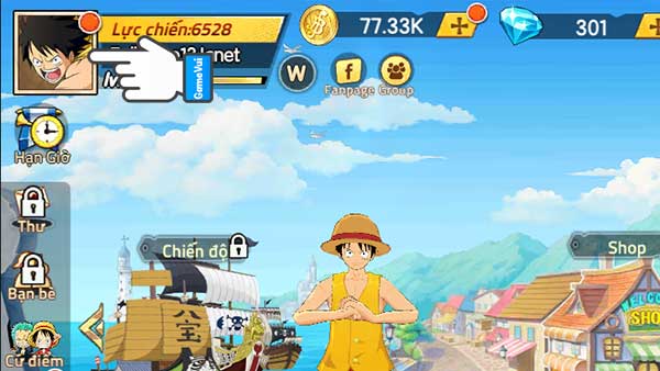 Chạm vào ảnh đại diện