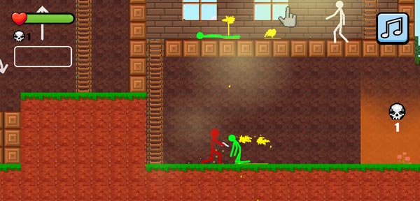 Bắn súng tiêu diệt lũ Zombie người que