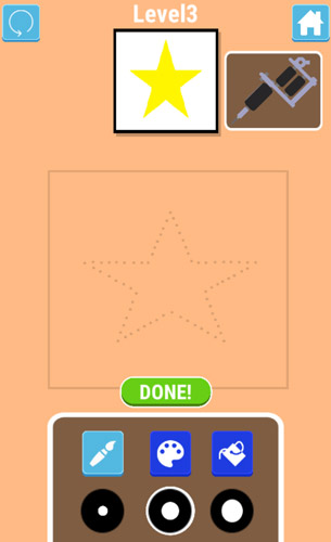 Có nhiều công cụ khác nhau và bạn hãy dùng bút để vẽ hình nhé.