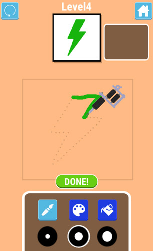 Vẽ hình giống như hình được chỉ định, càng giống bạn sẽ càng được nhiều sao.