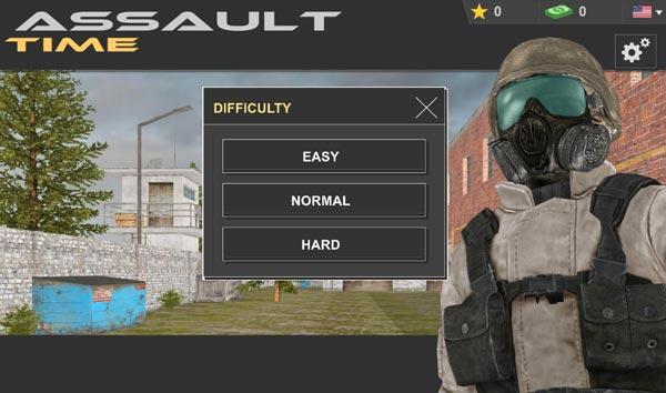 Chọn chế độ Dễ, Thường và Khó