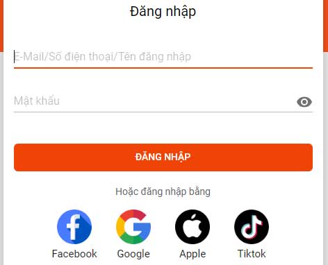 Đăng nhập tài khoản Funtap