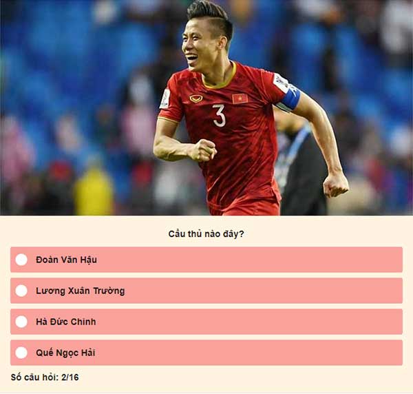 Chọn đáp án đúng