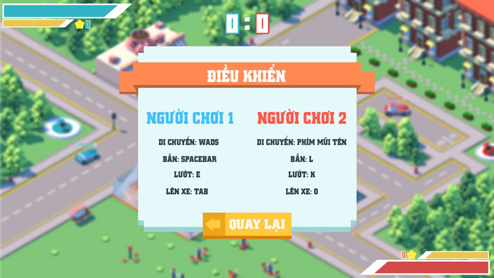 Game có thể chơi 2 người.