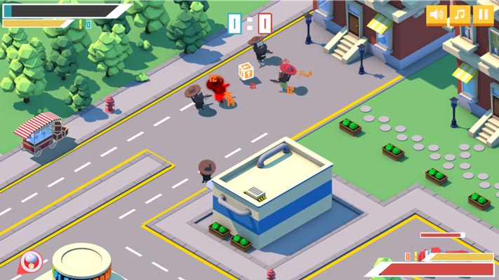 Nhặt các hộp súng bí ẩn để giành lợi thế.