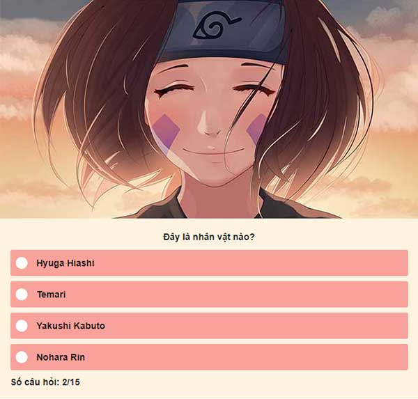 Chọn đáp án đúng