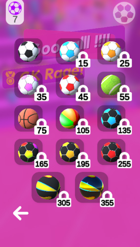 Có rất nhiều skin bóng thú vị.