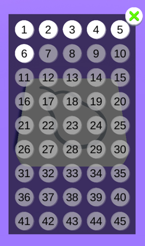 Có tất cả 45 màn chơi khác nhau.