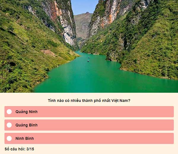 Chọn đáp án đúng