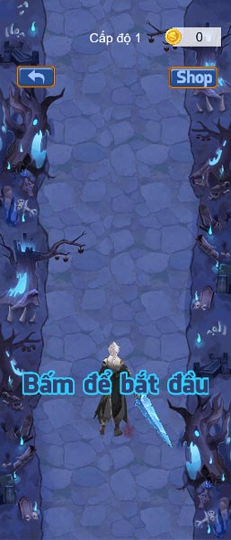 Điều khiển nhân vật kiếm hiệp trong game