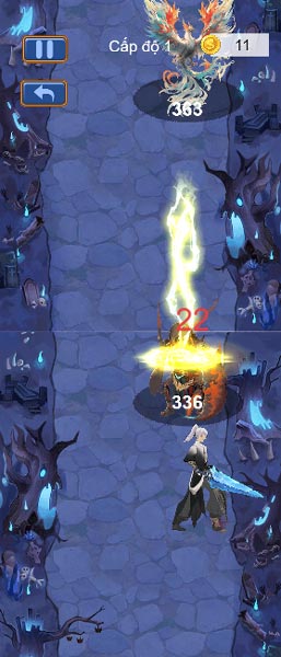 Tấn công và tiêu diệt các loại quái vật từ xa