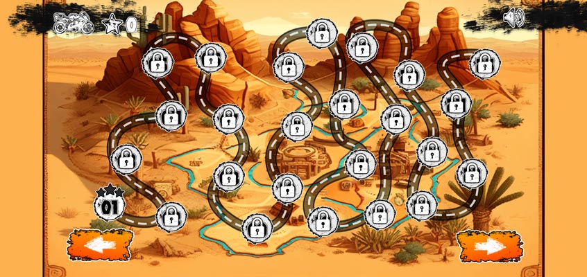 Có tất cả 25 màn chơi với độ khó khác nhau.