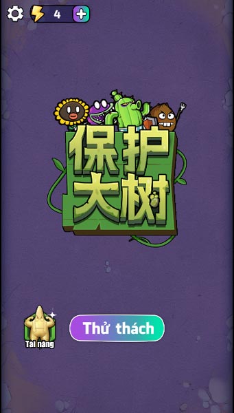 Chơi game Bảo vệ cây thần - GameVui