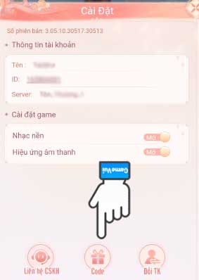 Chọn Code
