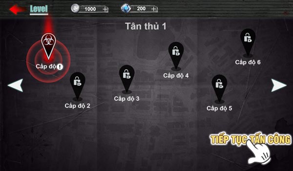 Nhiều cấp độ để người chơi trải nghiệm
