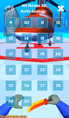 Có tất cả 30 màn chơi với độ khó khác nhau.