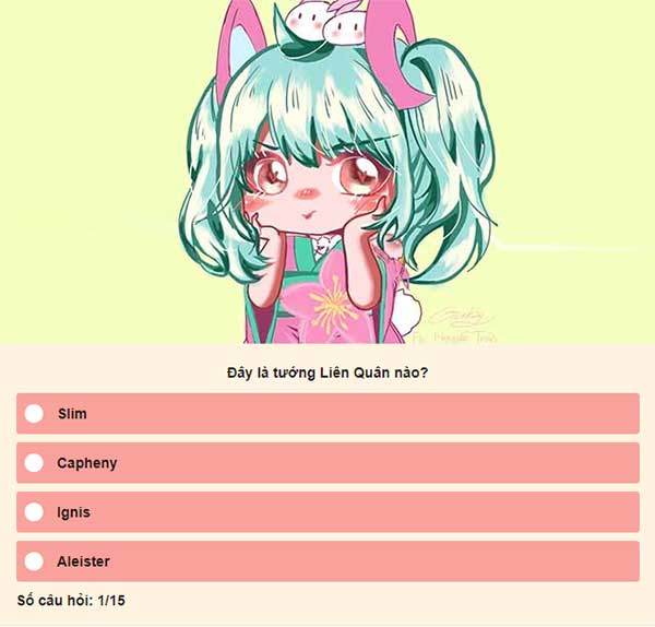 Chọn đáp án đúng