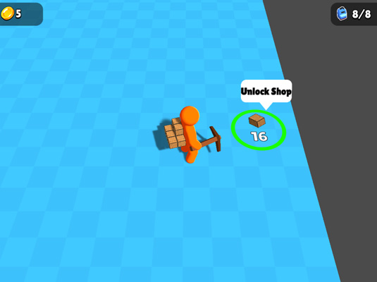 Dùng cách quặng thu được để mở khóa.