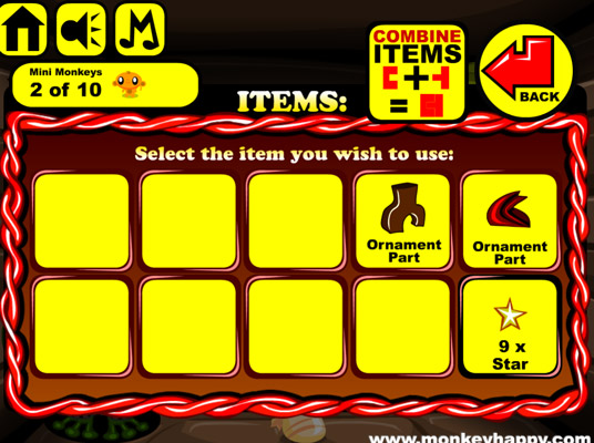 Ghép hoặc sử dụng các vật phẩm.