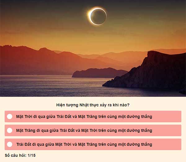 Chọn đáp án đúng