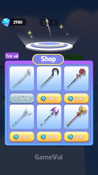 Mẫu Skin vật phẩm trong Shop cửa hàng