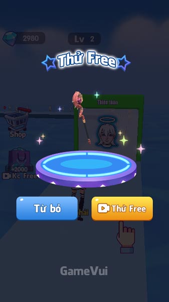 Dùng thử Skin vật phẩm đầu mỗi vòng đấu