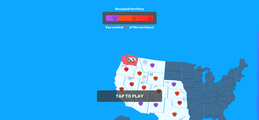 Nhiệm vụ là đánh chiếm các vùng lãnh thổ.