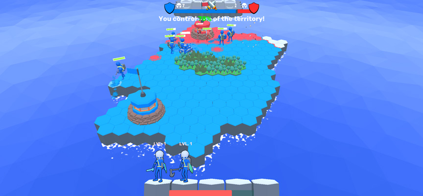 Chiến toàn bộ bản đồ hoặc đánh bại căn cứ kẻ địch