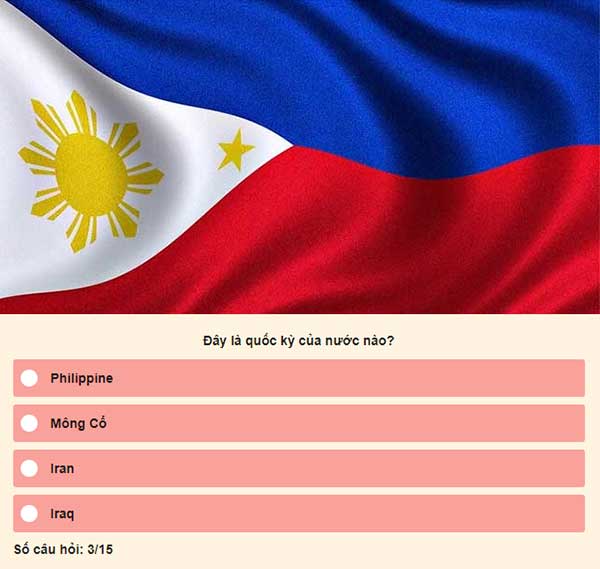 Chọn đáp án đúng