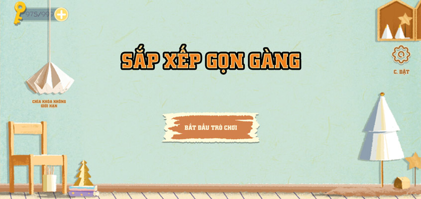 Chơi game Sắp xếp gọn gàng - GameVui.vn
