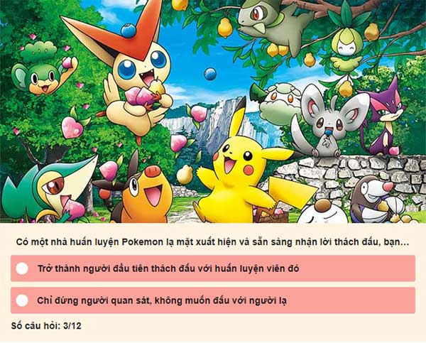 Chọn đáp án của bạn