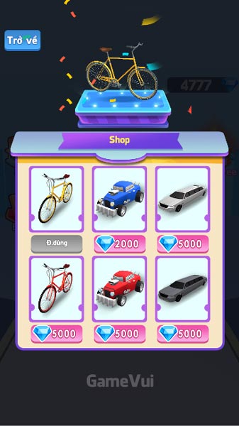 Nhiều mẫu vật phẩm có trong Shop