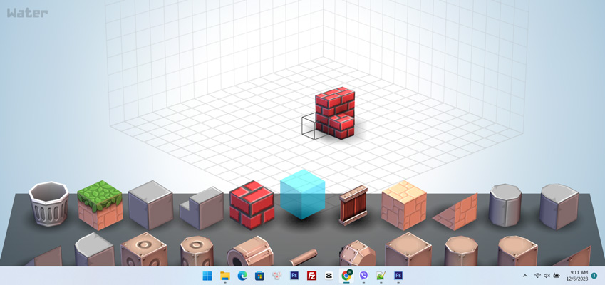 Bạn có thể sáng tạo một thế giới cho riêng mình nhờ chế độ xây dựng.