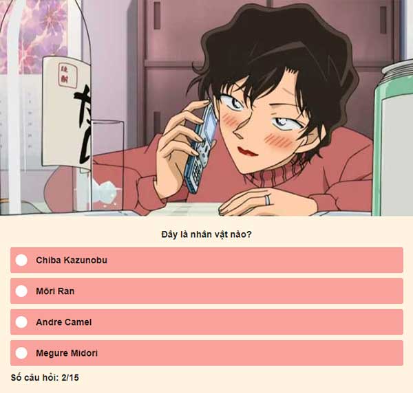 Chọn đáp án đúng