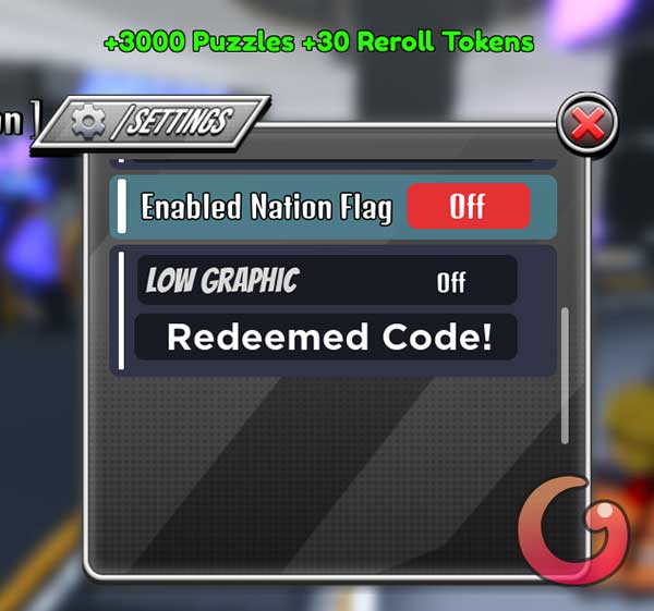 Nhập code thành công